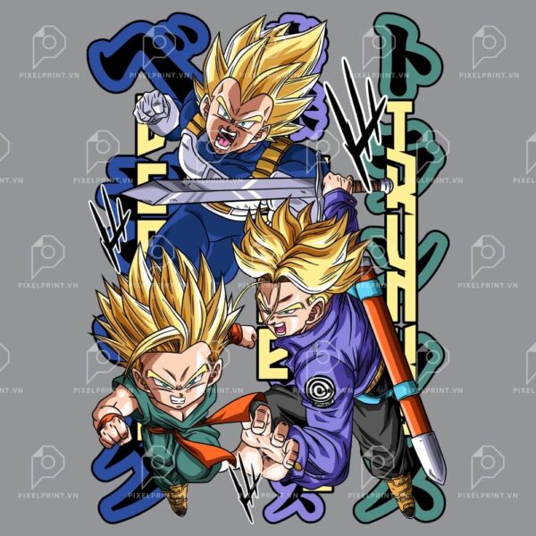 VEGETA, FUTURE TRUNKS, TRUNKS (EX)